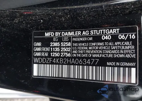 2017 Mercedes-Benz E 300 4Matic from USA, damaged, VIN WDDZF4KB2HA063477
